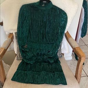 1. State Green Mini Dress